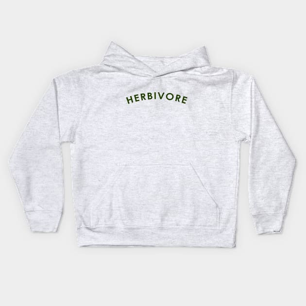 Herbivore - Vegan, Veggies - D3 Designs Kids Hoodie by D3Apparels